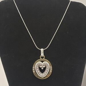 Brighton Two Tone Heart Necklace
